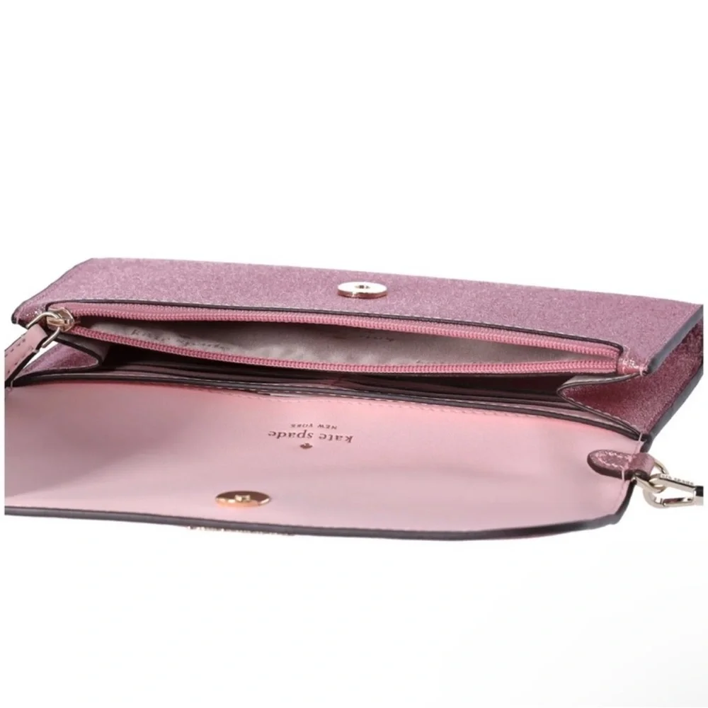 Kate Spade Pink Glitter Clutch - Picture 2 of 9
